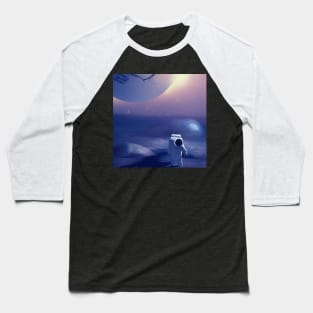 The astronaut land on moon. Baseball T-Shirt